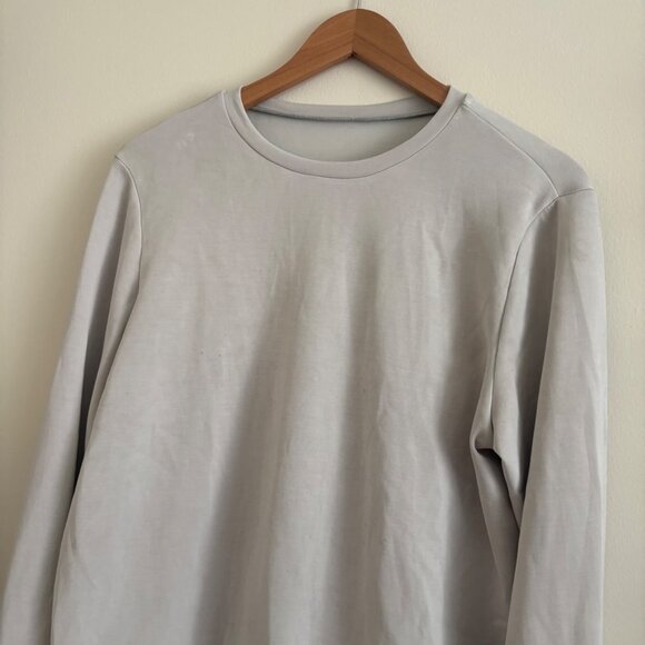Shein Athletic Cloud Crewneck Pullover Sweatshirt Grey Women’s Size S - Picture 3 of 10